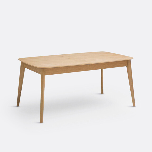 Biface 4-10 Seater Extending Dining Table in Oak and Veneer - image 1
