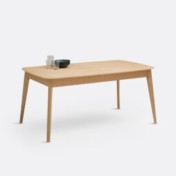 Biface 4-10 Seater Extending Dining Table in Oak and Veneer - thumbnail 3