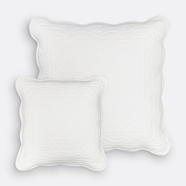 Scenario Quilted 100% Cotton Cushion Cover - image 1