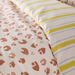Javad Leopard Print Cotton Duvet Cover - thumbnail 4