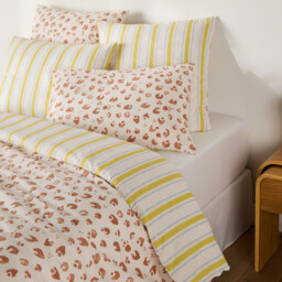 Javad Leopard Print Cotton Duvet Cover - thumbnail 3