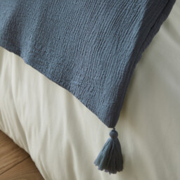 Kumla Cotton Muslin Quilted Bedspread - thumbnail 3