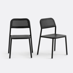 Lyona Aluminium Garden Chairs Set of 2 - thumbnail 1
