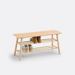 Ivo Entrance Bench with Shoe Storage - thumbnail 2