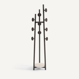 Ash and Travertine Coat Rack, Madilgo - thumbnail 1