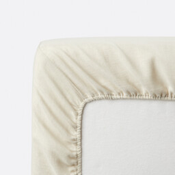 Marnie Fitted Sheet in Washed Cotton/Linen, 30cm Flap - thumbnail 4