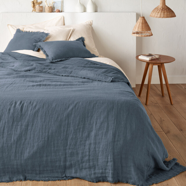Linange Washed Linen Bedspread - image 1