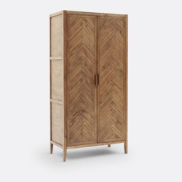 Nottingham 2-Door Solid Pine Wardrobe