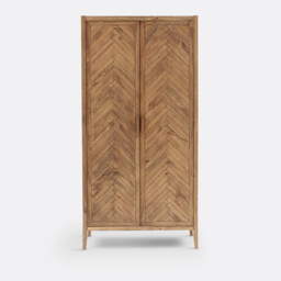 Nottingham 2-Door Solid Pine Wardrobe - thumbnail 3