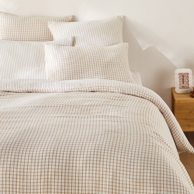 Nigel Duvet Cover in Cotton Muslin - image 1