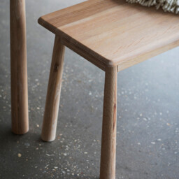 Uttara Scandi Oak 3 Seater Dining Bench (130 cm) - thumbnail 3