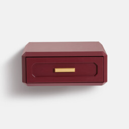 Pauli Lacquered Wall-Mounted 1-Drawer Bedside Table - thumbnail 3