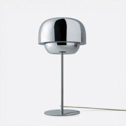 Kinoko Table Lamp in Chrome-Plated Iron