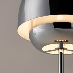 Kinoko Table Lamp in Chrome-Plated Iron - thumbnail 4