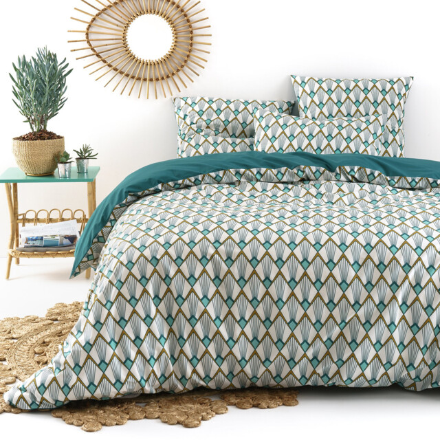 Elisa Cotton Percale Duvet Cover - image 1
