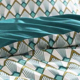 Elisa Cotton Percale Duvet Cover - thumbnail 2