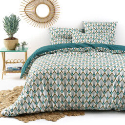Elisa Cotton Percale Duvet Cover