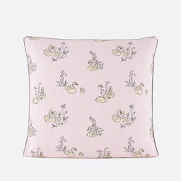 Swan Child's Pillowcase in 50% Recycled Cotton