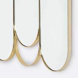 Alama Brass Triptych Mirror - thumbnail 3