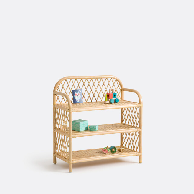 Kobie Rattan Shelving Unit - image 1