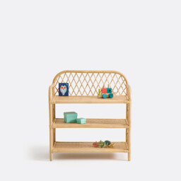 Kobie Rattan Shelving Unit - thumbnail 3