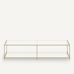 Sybil Rectangular Tempered Glass Coffee Table - thumbnail 2