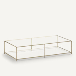 Sybil Rectangular Tempered Glass Coffee Table