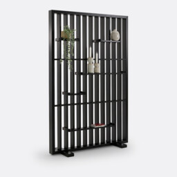 Mineva Partition Shelf in Solid Pine - thumbnail 1
