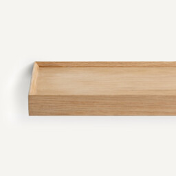 Tidder Corner Wall Shelf in Oak Veneer - thumbnail 3