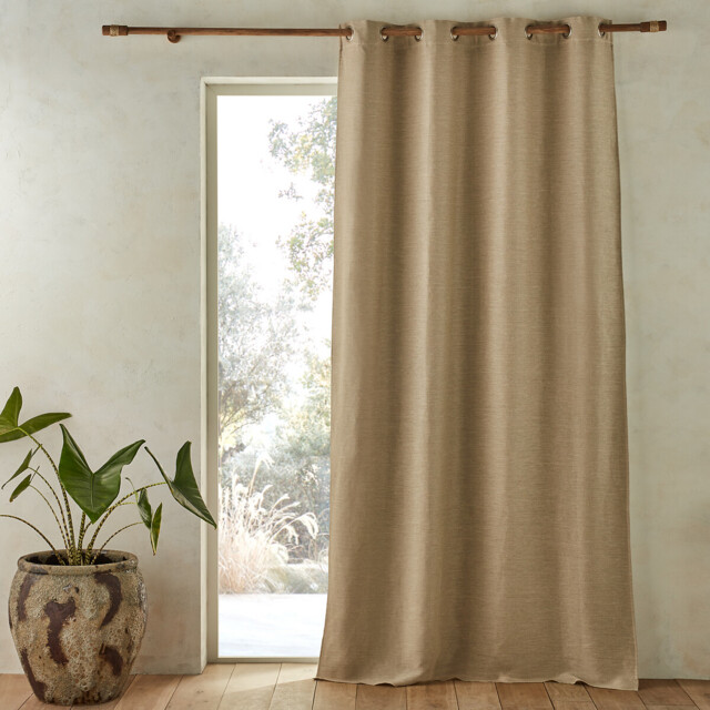 Colin Linen Blackout Curtain with Eyelets - image 1