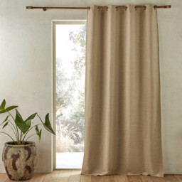 Colin Linen Blackout Curtain with Eyelets - thumbnail 1