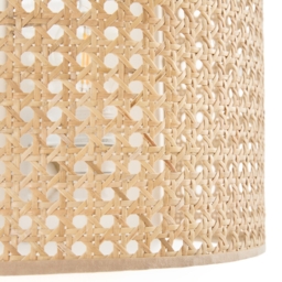 Dolkie Rattan Cane Wall Light - thumbnail 3