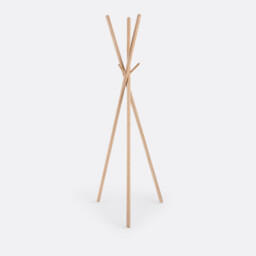 Selfrid Tripod Coat Stand in Solid Oak