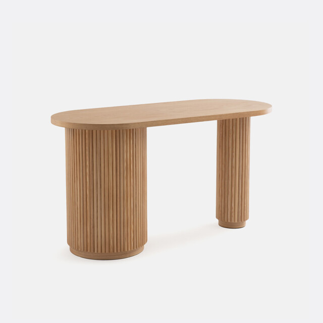Genna Organically Shaped Desk with 1 Door - image 1