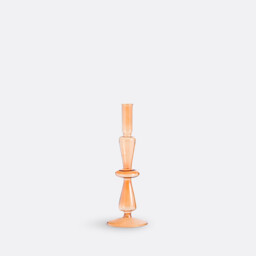 Chilava 25cm High Glass Candlestick - thumbnail 1