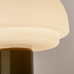 Agathilda Opaline/Iron Lamp, H27.5cm - thumbnail 4
