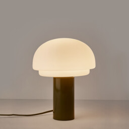 Agathilda Opaline/Iron Lamp, H27.5cm - thumbnail 3
