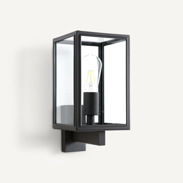 Ulan Metal & Glass Outdoor / Bathroom Wall Light - image 1