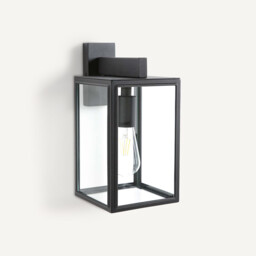 Ulan Metal & Glass Outdoor / Bathroom Wall Light - thumbnail 3