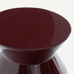 Talou Sculpted Side Table with A Lacquered Finish - thumbnail 4