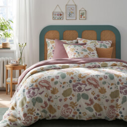 Pio Two-Tier Cane Bedside Table - thumbnail 2