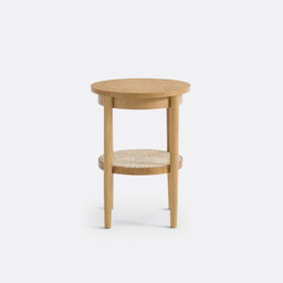 Pio Two-Tier Cane Bedside Table - thumbnail 3