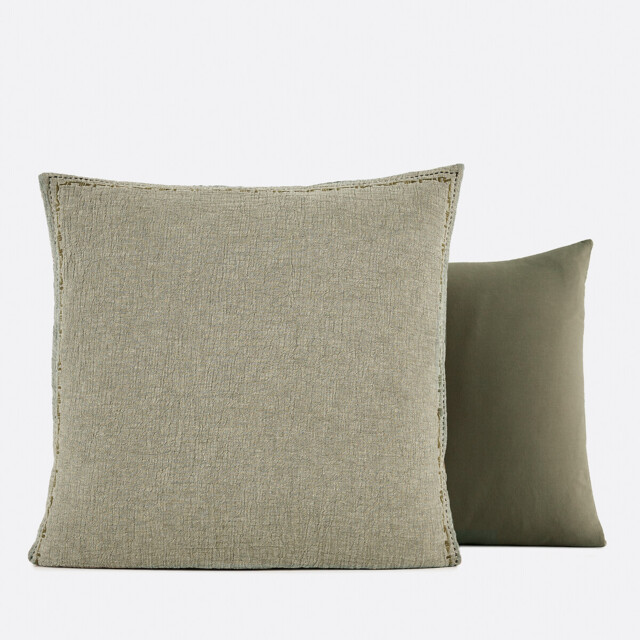 Thesari Linen and Cotton Muslin Two-Sided Pillowcase - image 1