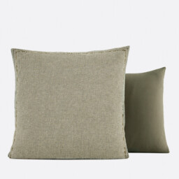 Thesari Linen and Cotton Muslin Two-Sided Pillowcase - thumbnail 1