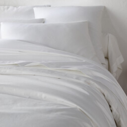 Scenario Plain Organic Cotton Percale Duvet Cover - thumbnail 2
