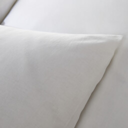 Scenario Plain Organic Cotton Percale Duvet Cover - thumbnail 3