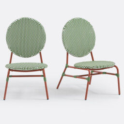 Set of 2 Matu Low Garden Chairs