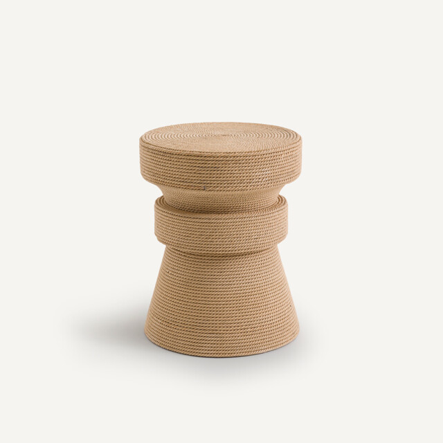 Sablas Mango Wood & Rope Side Table - image 1
