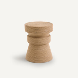 Sablas Mango Wood & Rope Side Table - thumbnail 1