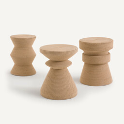 Sablas Mango Wood & Rope Side Table - thumbnail 4